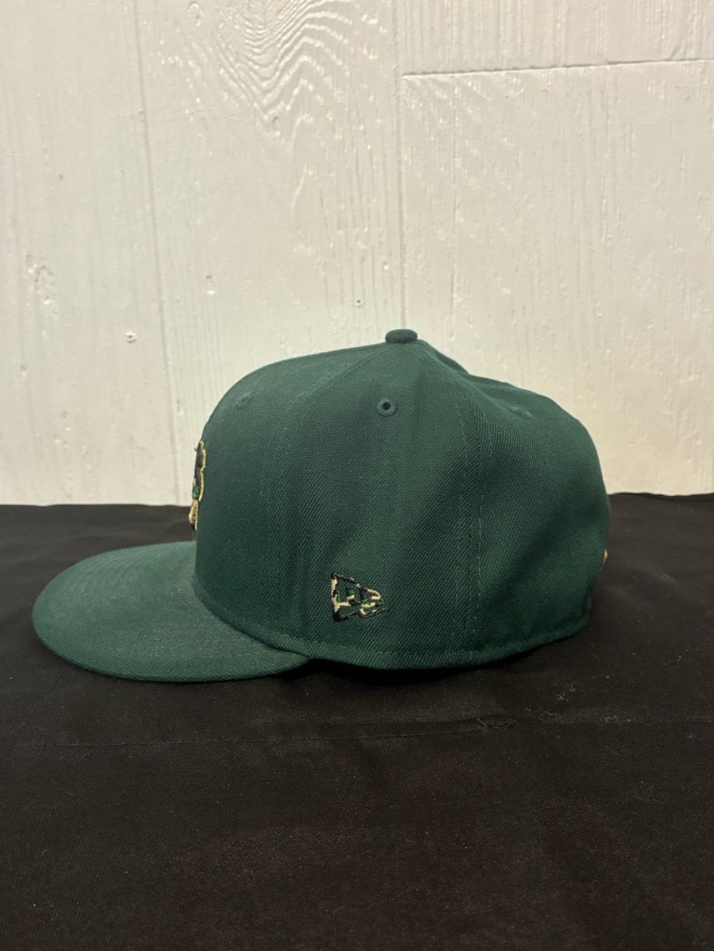 New Era 59FIFTY Oakland Athletics MLB Fitted Hat Green Camouflage Size 7 3/8 - Picture 2 of 6